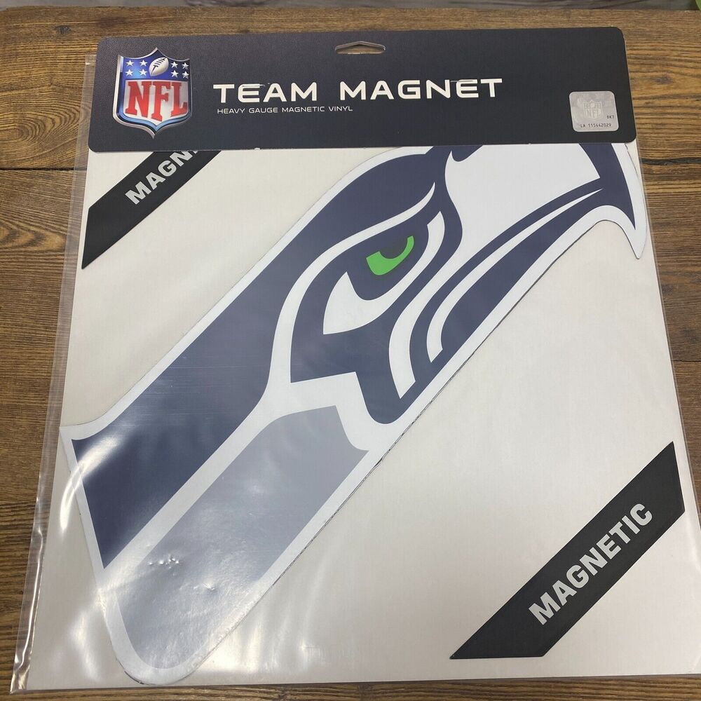 Seattle Seahawks Vinyl Team Magnet Bird Head Decal Football Sport Car Truck 12